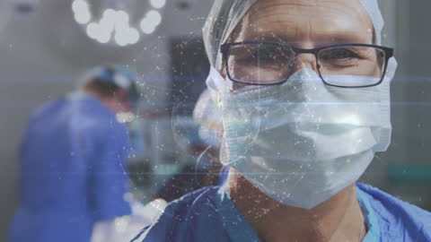 Confident Surgeon Utilizing VR Technology in Operating Room