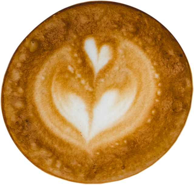 Overhead View Transparent Cappuccino with Heart-Shaped Latte Art - Download Free Stock Videos Pikwizard.com