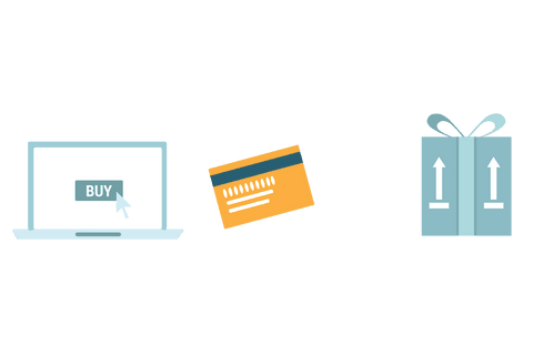 Online Shopping Concept in Digital Transparent Illustration - Download Free Stock Videos Pikwizard.com