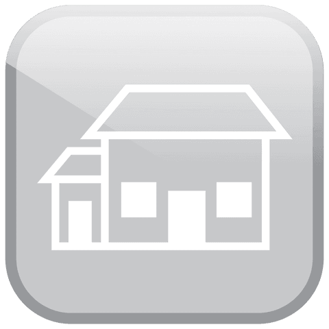 digital white house icon on grey tablet transparent background - Download Free Stock Videos Pikwizard.com