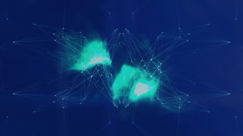 Futuristic Mirror Image Digital Animation in Abstract Sphere