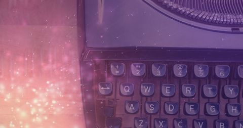 Magical Vintage Typewriter with Enchanted Glow - Download Free Stock Images Pikwizard.com