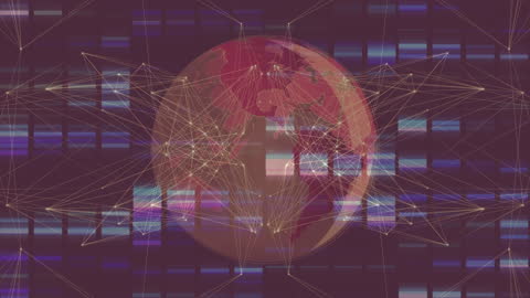 Global Connectivity and Networking Concept Visual