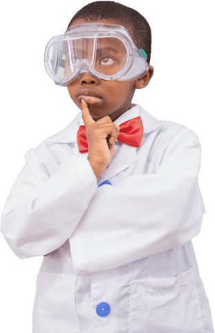 curious young scientist in lab coat on transparent background - Download Free Stock Videos Pikwizard.com