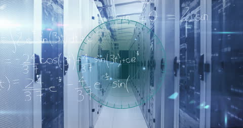 Digital Transformation in Data Center: Advanced Tech Globe Animation Overlay