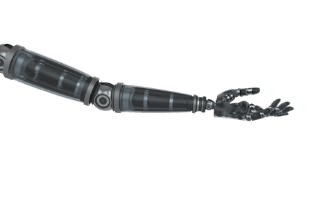 realistic robotic arm illustration on transparent background - Download Free Stock Videos Pikwizard.com