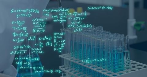 Scientist Analyzing Data with Test Tubes in Lab - Download Free Stock Images Pikwizard.com