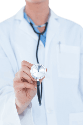 transparent doctor with stethoscope fosters confidence in screenings - Download Free Stock Videos Pikwizard.com