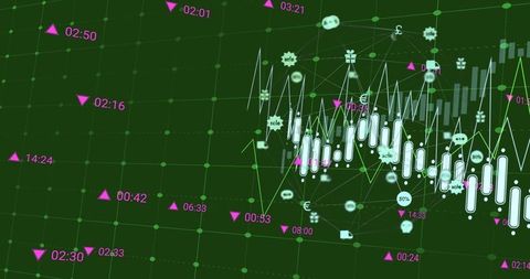 global financial data network with connection icons - Download Free Stock Images Pikwizard.com