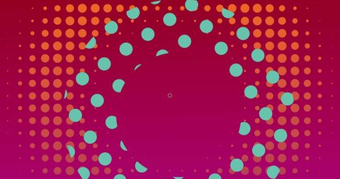 Vibrant Abstract Composition with Dots and Circles - Download Free Stock Images Pikwizard.com