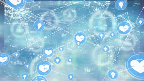 Digital Data Network Interface with Icon Connections