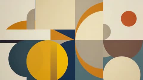 Abstract Geometric Animation with Shapes Aligning