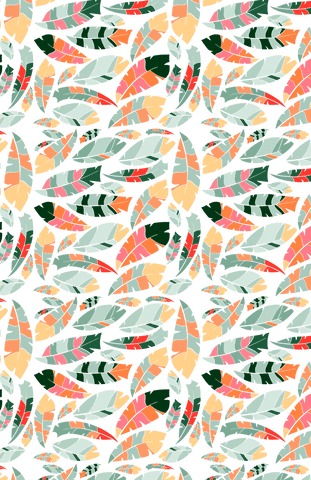 seamless transparent vibrant leaves pattern with bright colors - Download Free Stock Videos Pikwizard.com