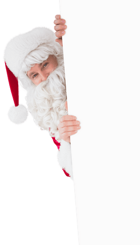 transparent background santa claus holding blank sign - Download Free Stock Videos Pikwizard.com