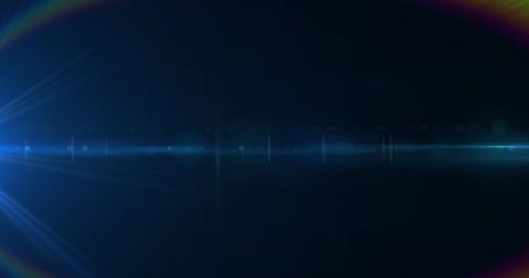 Abstract Blue Lens Flare with Hypnotic Motion on Dark Background - Download Free Stock Images Pikwizard.com