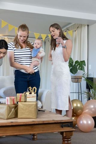 Joyful Indoor Birthday Celebration with Family and Friends