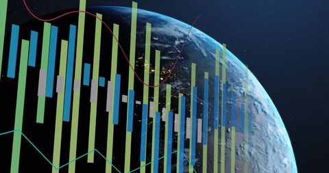 Global Data Analytics with Earth Imagery - Download Free Stock Images Pikwizard.com