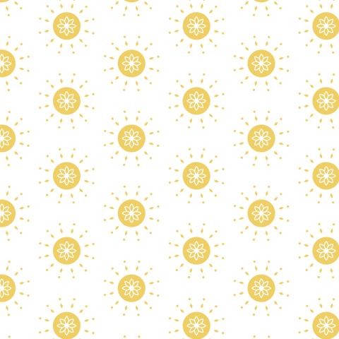 seamless pattern yellow flowers on transparent background - Download Free Stock Videos Pikwizard.com