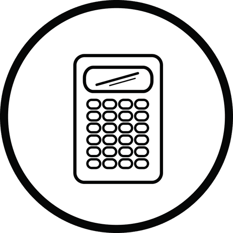 transparent calculator icon for math and education concepts - Download Free Stock Videos Pikwizard.com