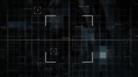 Animated Mathematical Equations on Abstract Digital Background