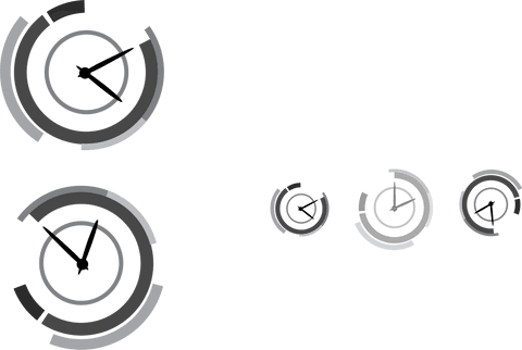 abstract transparent digital clock vector design - Download Free Stock Videos Pikwizard.com