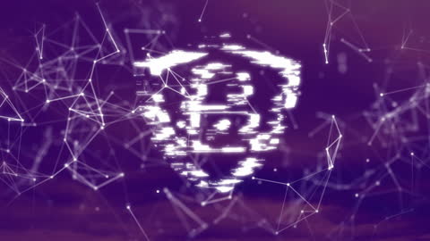 Abstract Digital Shield with Network Connections