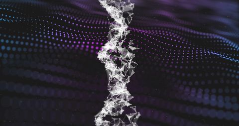 Digital DNA Strand and Binary Pattern for Genetic Research - Download Free Stock Images Pikwizard.com