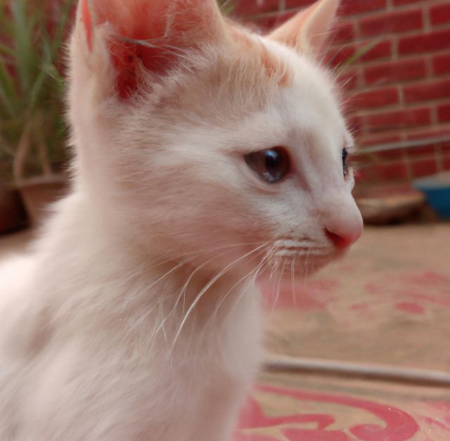 Curious Kitten with Orange Markings - Download Free Stock Photos Pikwizard.com
