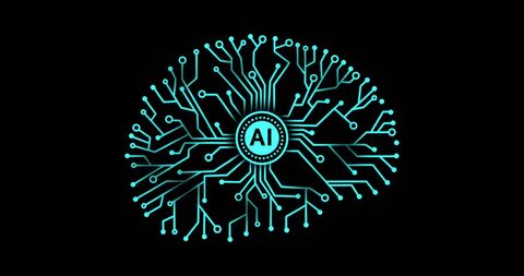 digital brain ai and data processing concept - Download Free Stock Images Pikwizard.com