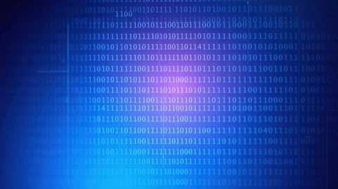 Abstract Digital Binary Code on Blue Gradation Background - Download Free Stock Images Pikwizard.com