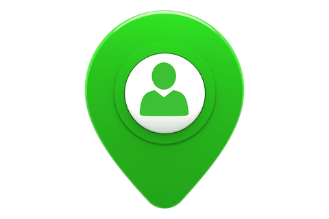 green location pin with person icon on transparent background - Download Free Stock Videos Pikwizard.com