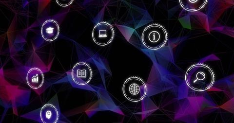 Digital Learning and Innovation Network Concept