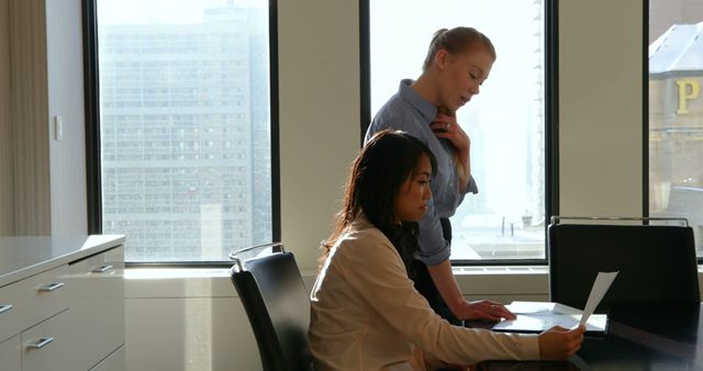 Professional Business Meeting in Modern Office with Large Windows - Download Free Stock Images Pikwizard.com