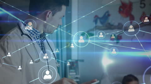 Digital Healthcare Network with Doctor and Patient