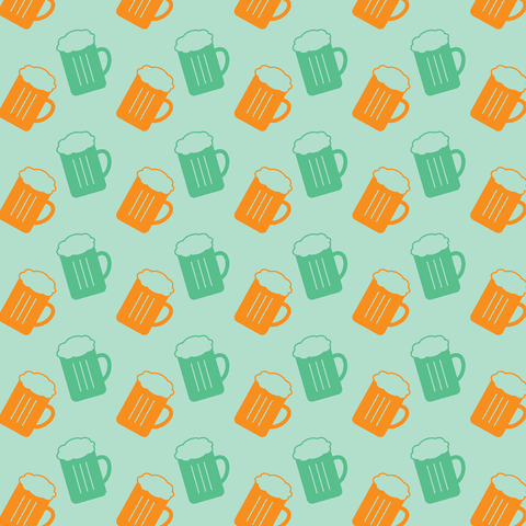 Colorful Mug Illustration Pattern on Transparent Background - Download Free Stock Videos Pikwizard.com