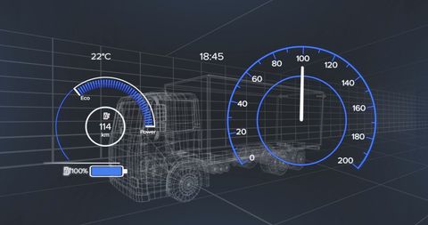 Innovative Automotive Dashboard with Digital Displays - Download Free Stock Images Pikwizard.com