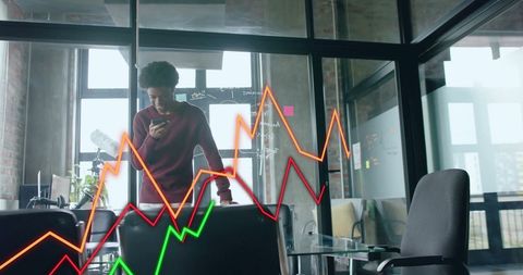 African American Businessman Analyzing Financial Growth Graph - Download Free Stock Images Pikwizard.com