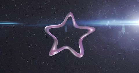 Luminous Tubular Star in Cosmic Space