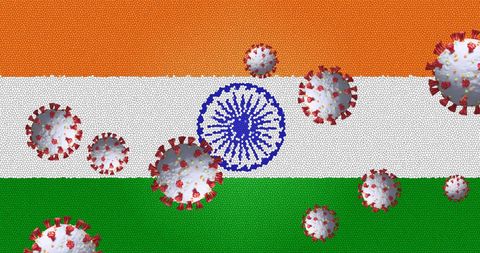 COVID-19 Impact Representation on Indian National Flag
