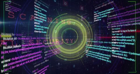 Futuristic Cybersecurity and Programming Language Visualization - Download Free Stock Images Pikwizard.com