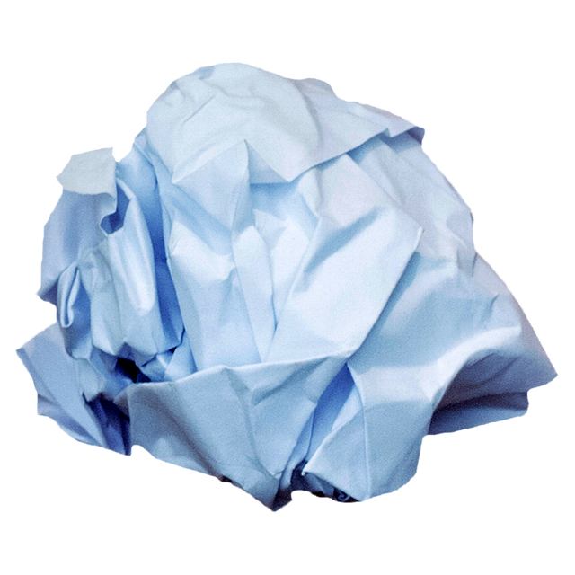 Crumpled Transparent Blue Paper Intended for Recycle and Reuse - Download Free Stock Videos Pikwizard.com