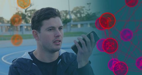 Innovative networking overlaid on accessible sports scene