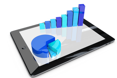 3D Digital Charts on Tablet with Transparent Background - Download Free Stock Videos Pikwizard.com