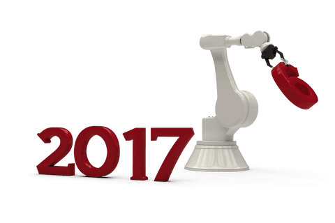 Robot Hand Holding Letter 'Y' of Number 2017 Transparent - Download Free Stock Videos Pikwizard.com