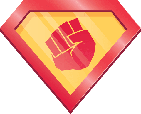 transparent fist symbol in powerful red orange emblem - Download Free Stock Videos Pikwizard.com
