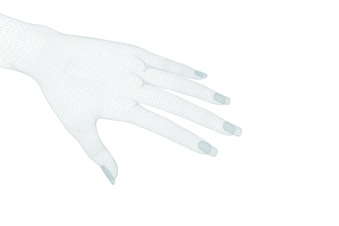 transparent 3d hand model with wireframe detail - Download Free Stock Videos Pikwizard.com
