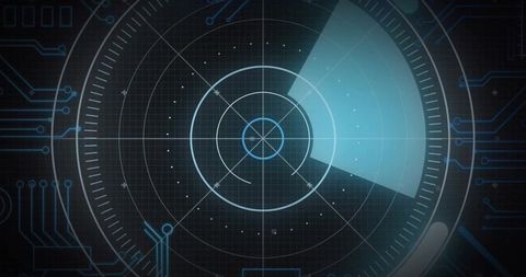 Futuristic Digital Radar with Global Data Connections - Download Free Stock Images Pikwizard.com