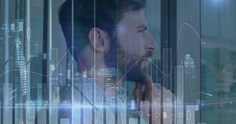 Businessman Contemplating Financial Growth Data - Download Free Stock Images Pikwizard.com