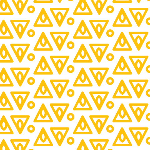 Geometric Yellow Triangles and Circles Pattern on Transparent - Download Free Stock Videos Pikwizard.com