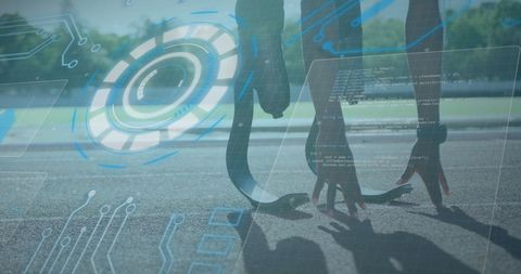 Futuristic technology enhances blade runner performance
